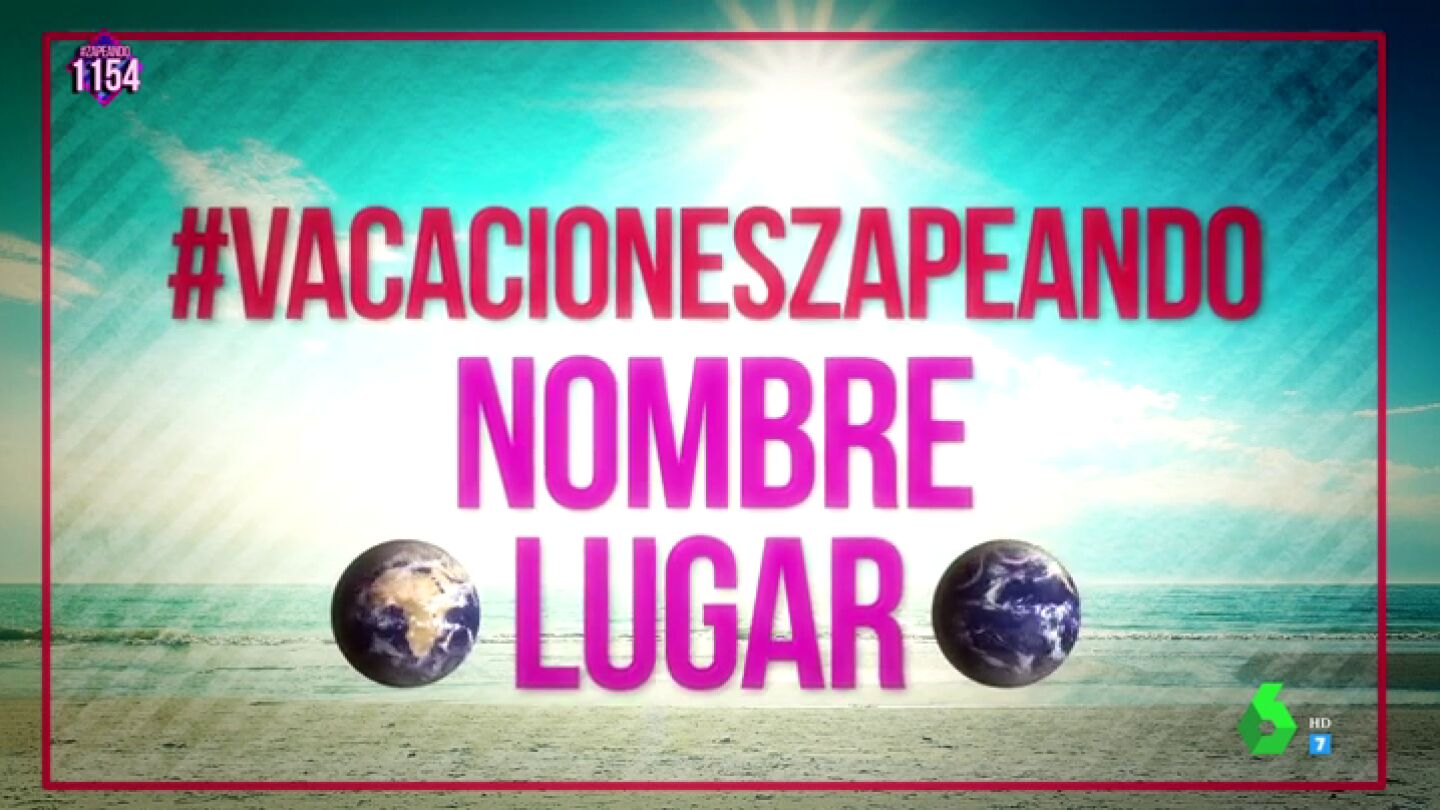 &iexcl;Gr&aacute;bate disfrutando de tus vacaciones con un videoselfie y aparece en el espectacular videoclip del verano de Zapeando!