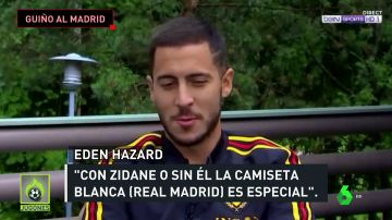 Hazard: "Con o sin Zidane, la camiseta del Real Madrid es especial" 