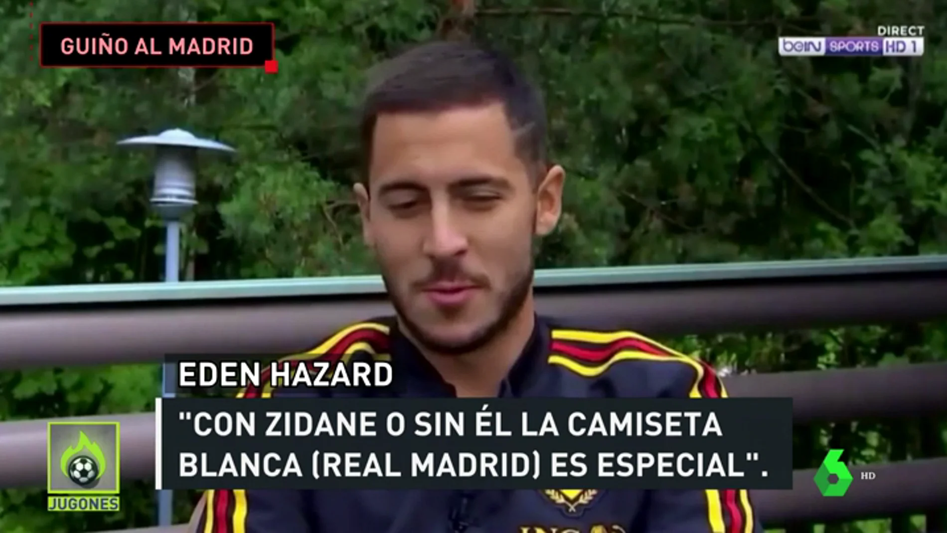 Hazard: "Con o sin Zidane, la camiseta del Real Madrid es especial" 