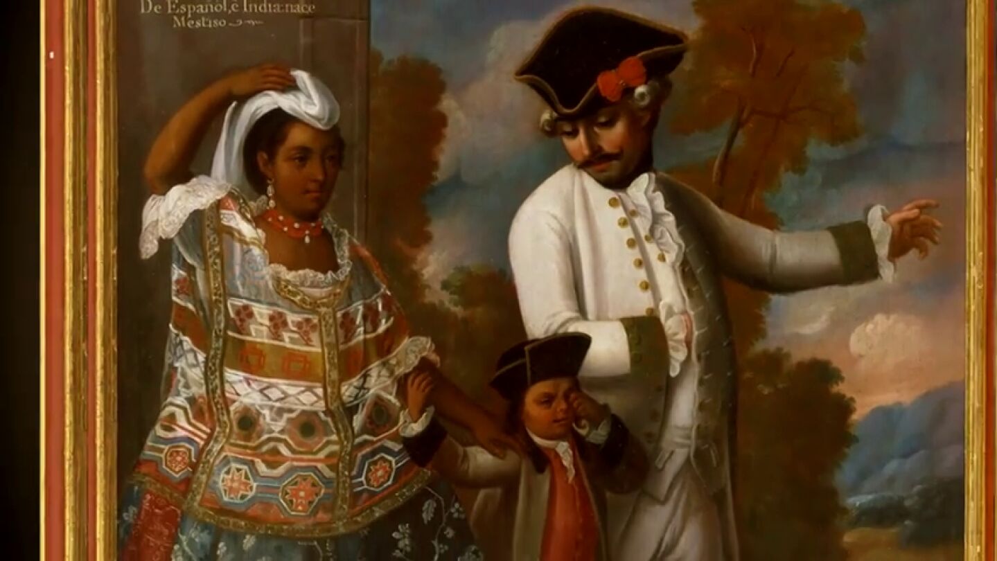 La pintura de castas del siglo XVIII: Castizos, j&iacute;baros, tentes en el aire o no te entiendos