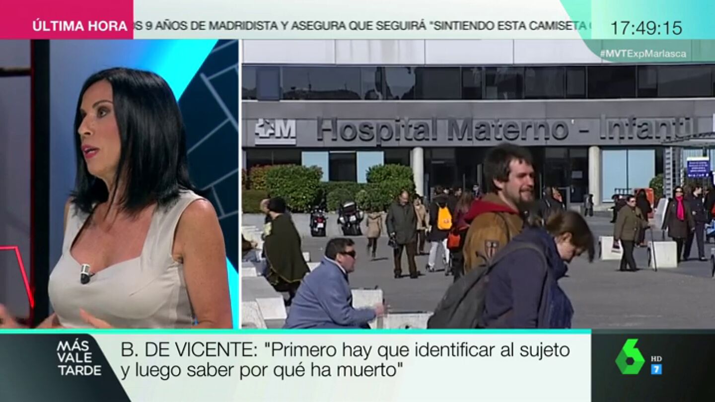 Beatriz de Vicente, sobre el sujeto que ha aparecido muerto en La Paz.