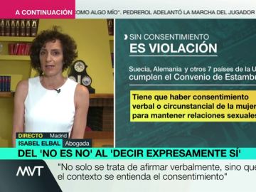 Isabel Elbal en MVT. Isabel Elbal en MVT.
