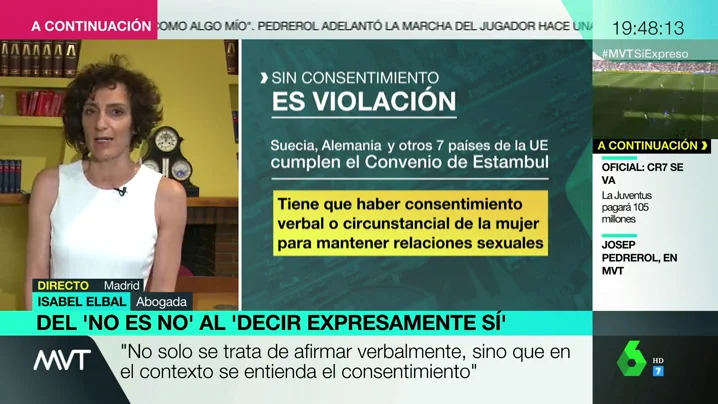 Isabel Elbal en MVT. Isabel Elbal en MVT.