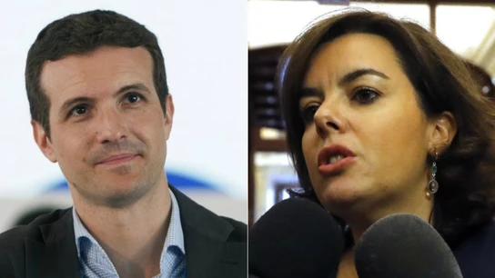 Pablo Casado y Soraya Sáenz de Santamaría Pablo Casado y Soraya Sáenz de Santamaría