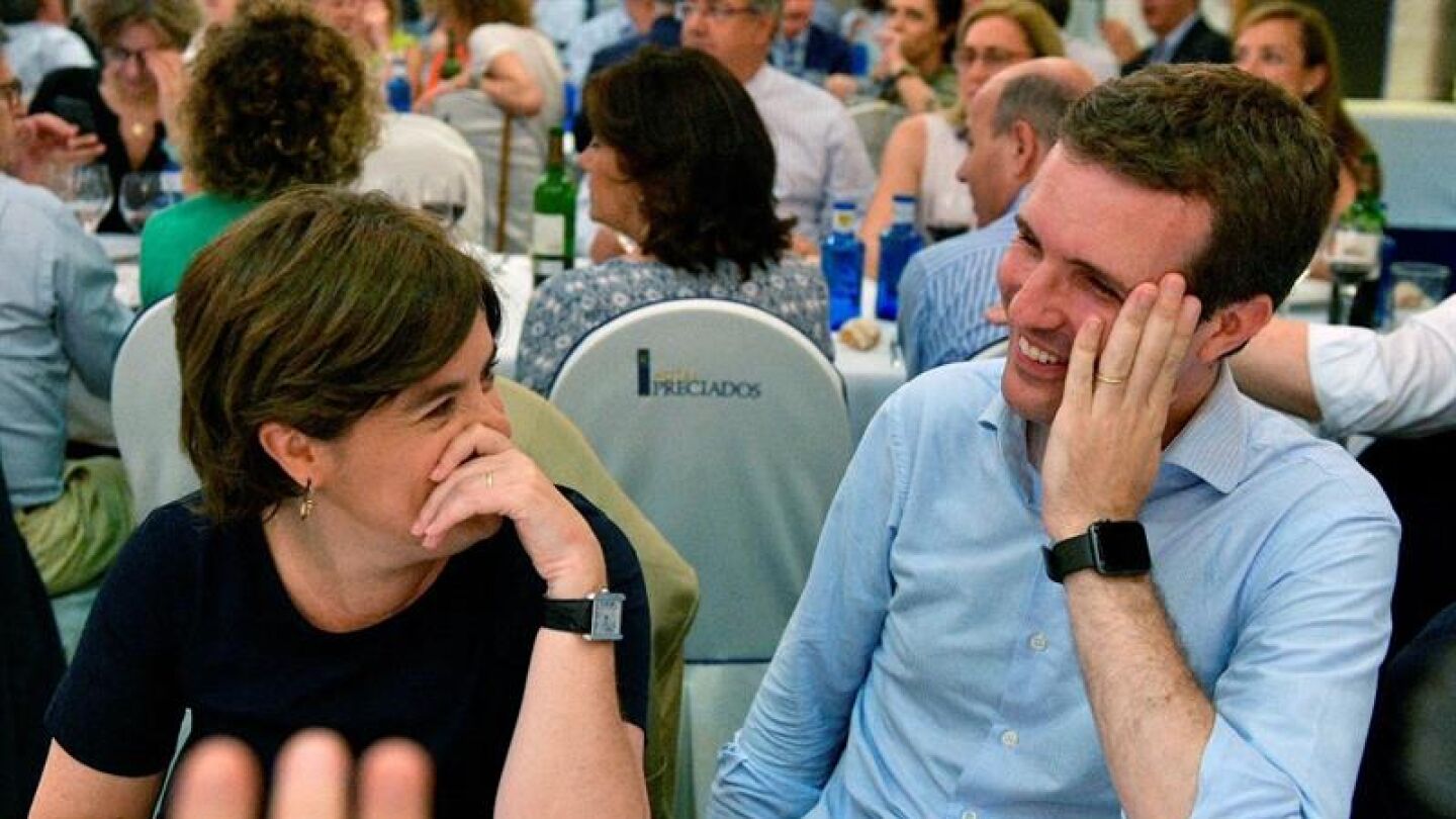  Soraya S&aacute;enz de Santamar&iacute;a y Pablo Casado