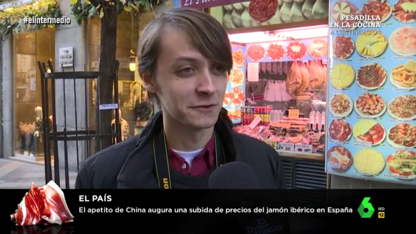 Encuesta sobre el jam&oacute;n ib&eacute;rico en El Intermedio