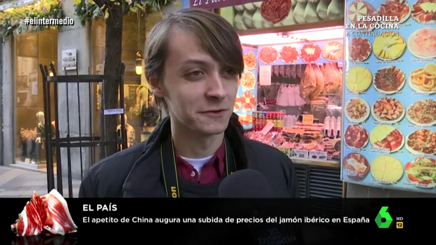 Encuesta sobre el jamón ibérico en El Intermedio Encuesta sobre el jamón ibérico en El Intermedio