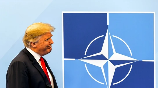 Donald Trump en la cumbre de jefes de estado de la OTAN Donald Trump en la cumbre de jefes de estado de la OTAN