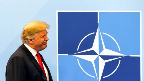 Donald Trump en la cumbre de jefes de estado de la OTAN Donald Trump en la cumbre de jefes de estado de la OTAN