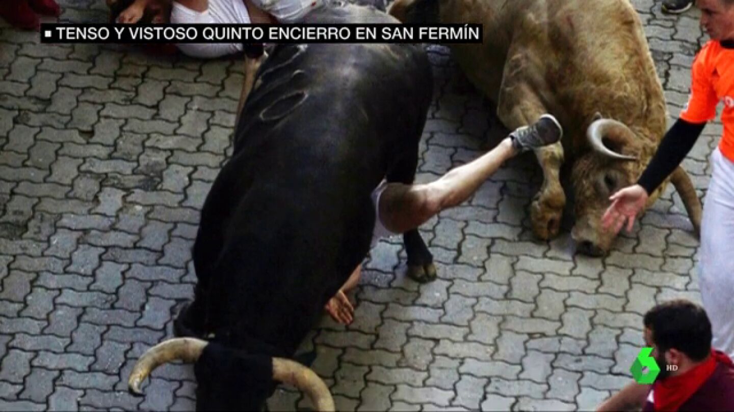 Quinto encierro de San Ferm&iacute;n