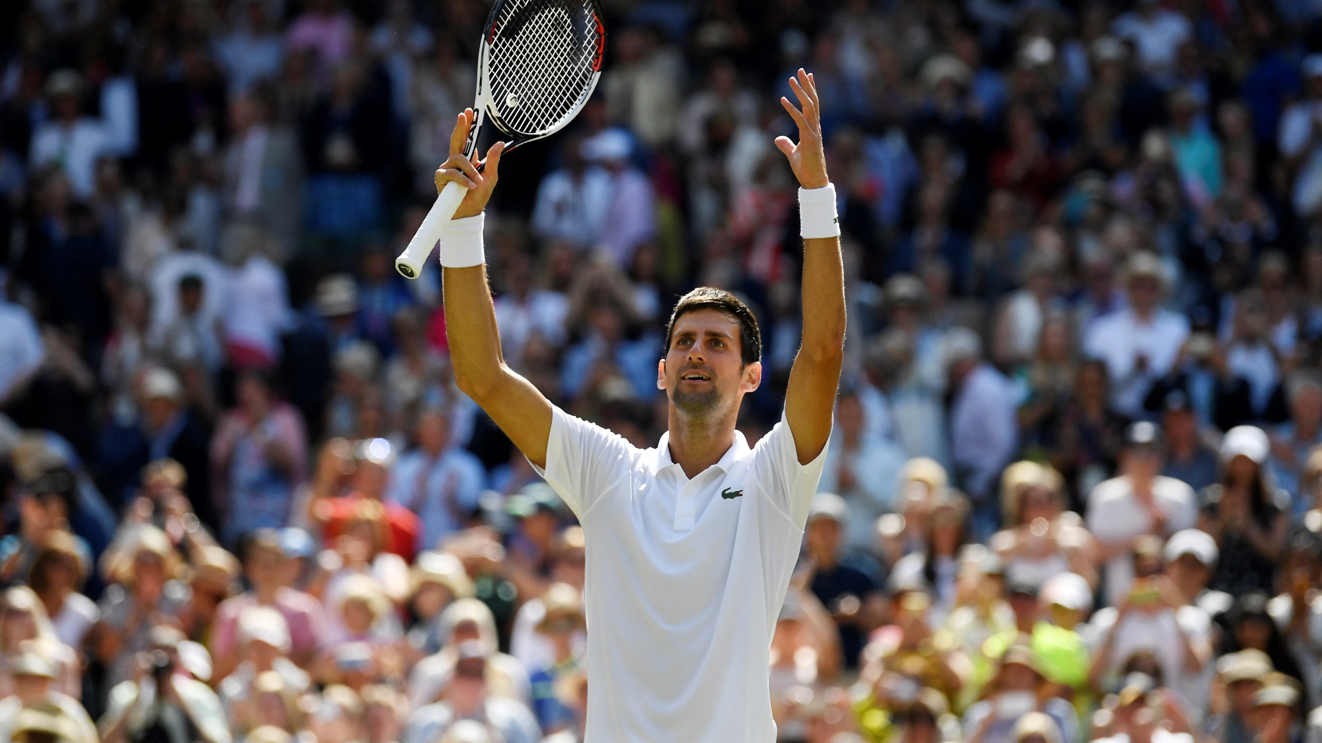 Djokovic celebra su pase a semifinales