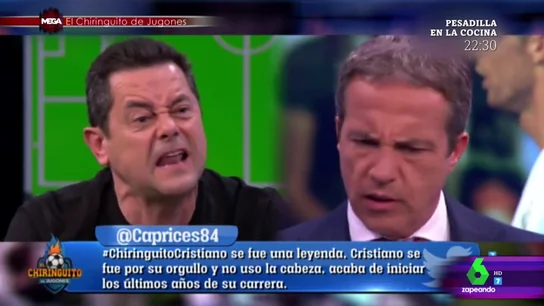 El enfado de Roncero El enfado de Roncero