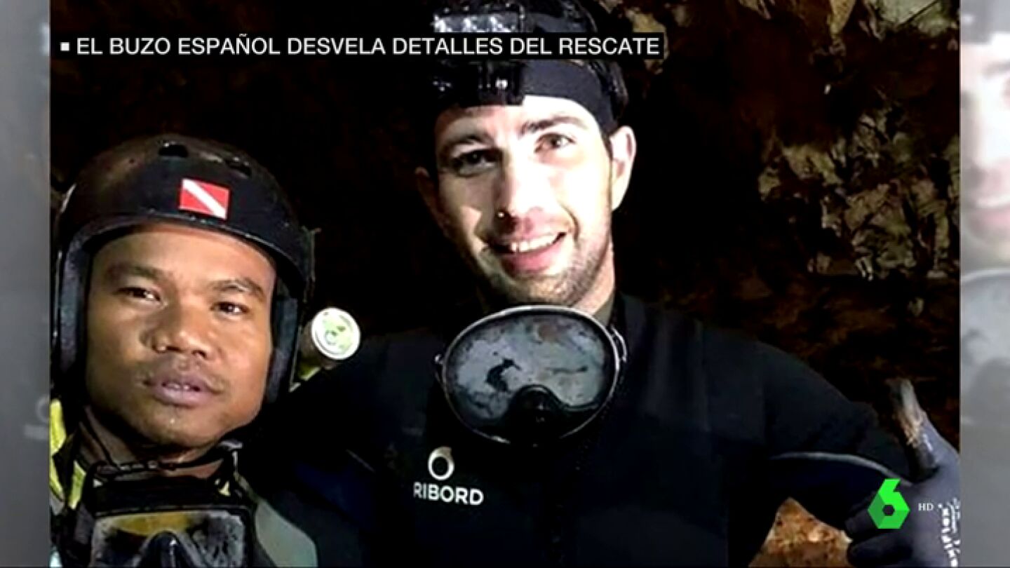LaSexta habla con el buzo espa&ntilde;ol que particip&oacute; en el rescate de los ni&ntilde;os en Tailandia