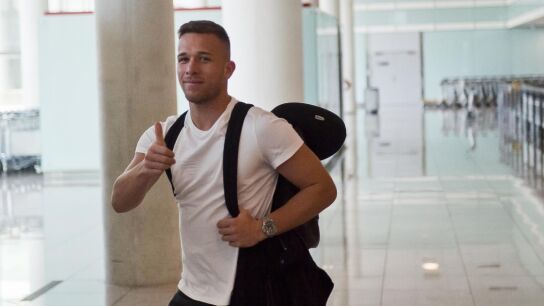 Arthur, a su llegada a Barcelona
