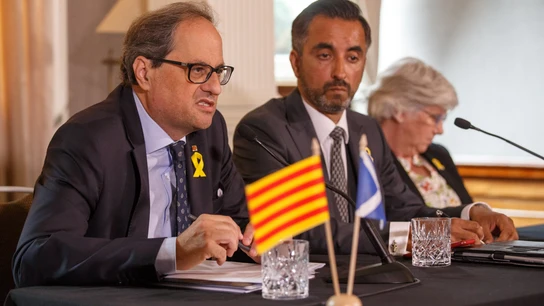 Torra en rueda de prensa Torra en rueda de prensa