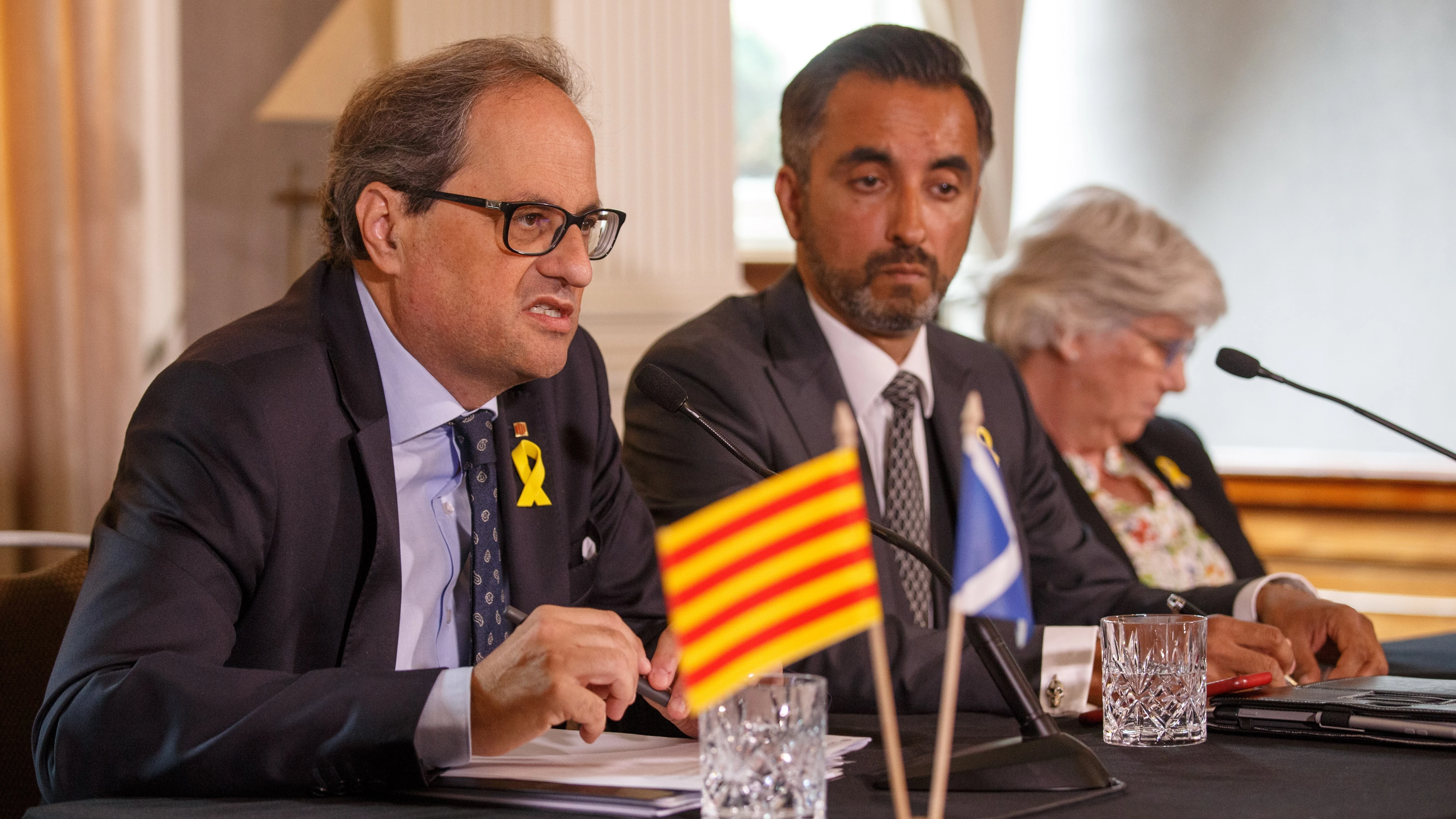 Torra en rueda de prensa Torra en rueda de prensa