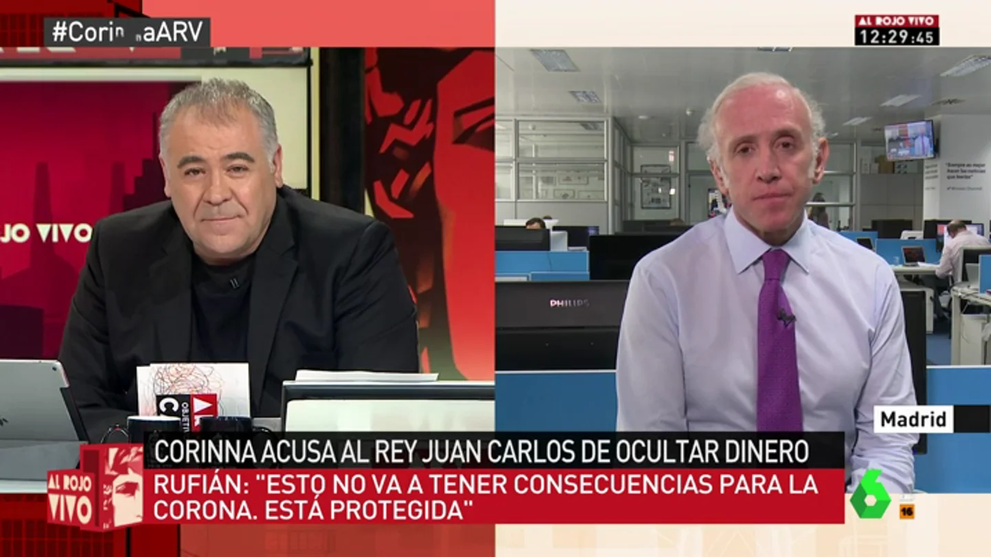 Eduardo Inda: "Creo que las cuentas del rey Juan Carlos en Suiza siguen vivas desde hace 40 años" Eduardo Inda: "Creo que las cuentas del rey Juan Carlos en Suiza siguen vivas desde hace 40 años"