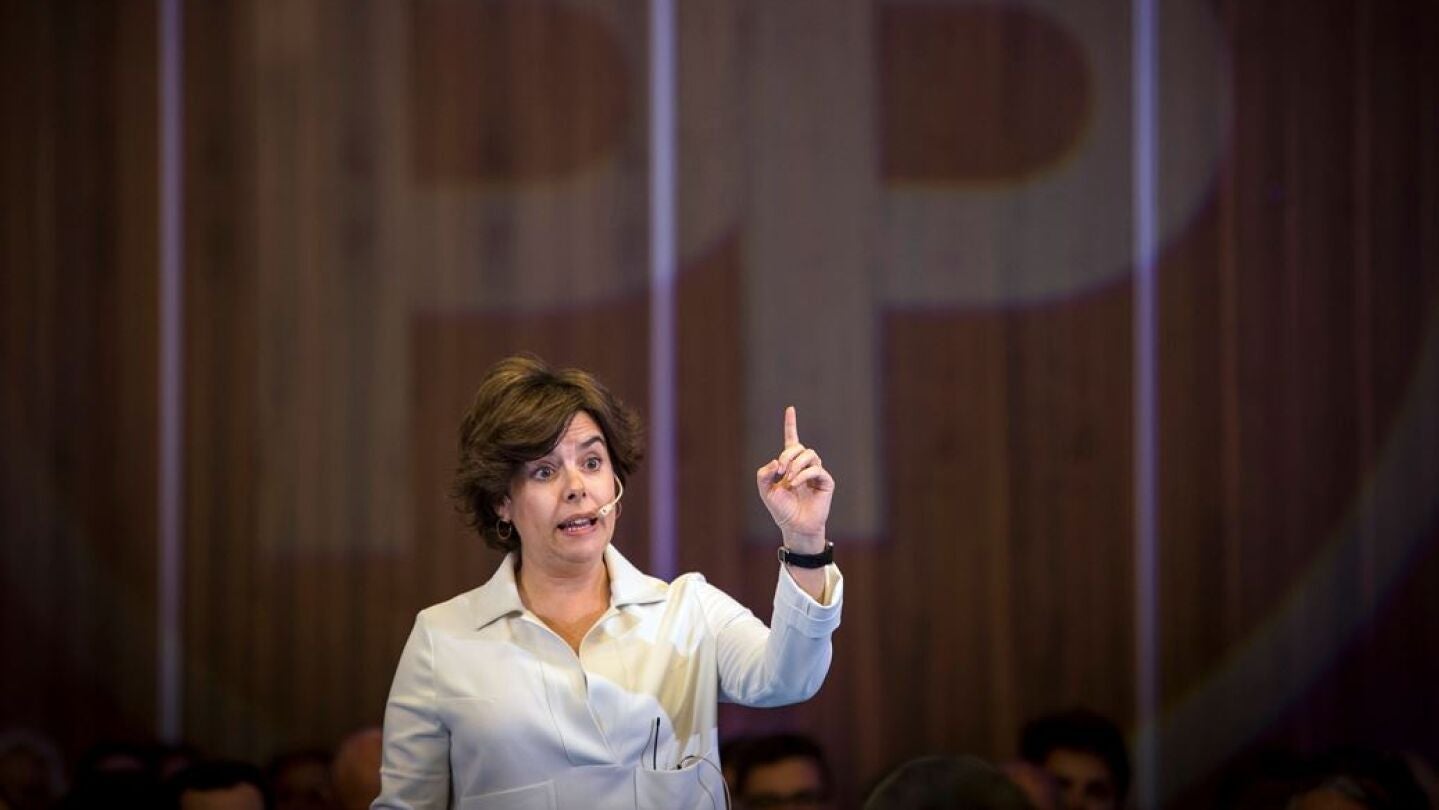 Soraya S&aacute;enz de Santamar&iacute;a en una imagen de archivo