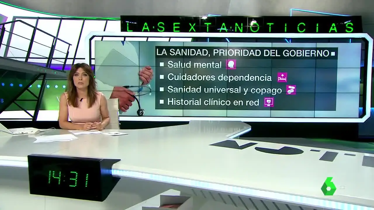 La Sanidad, prioridad del Gobierno de Pedro Sánchez