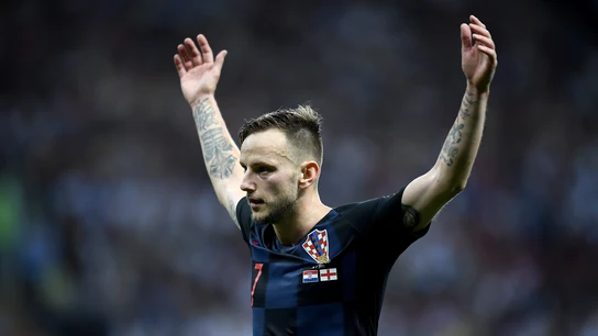 Ivan Rakitic celebra el pase a la final Ivan Rakitic celebra el pase a la final
