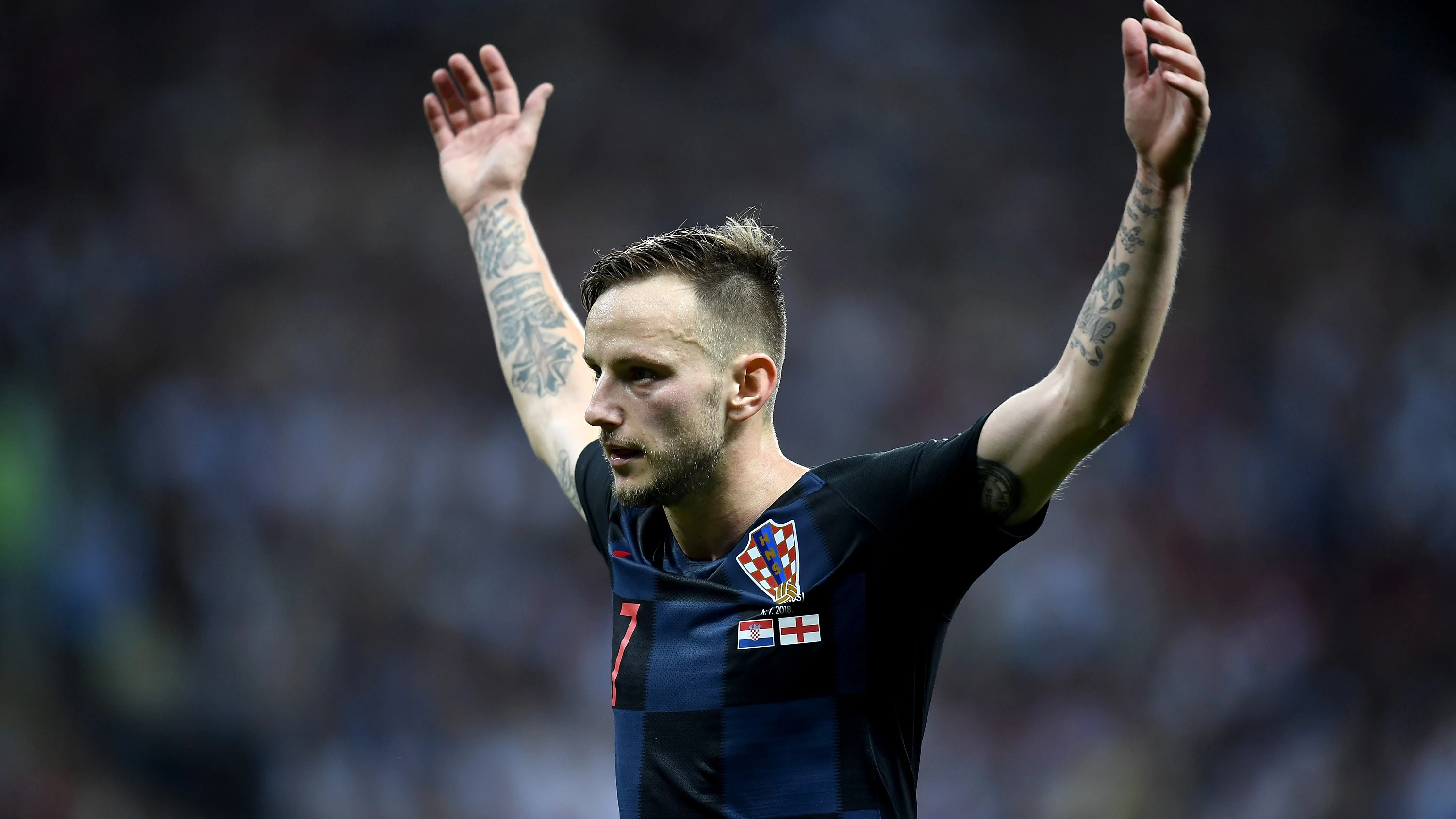 Ivan Rakitic celebra el pase a la final