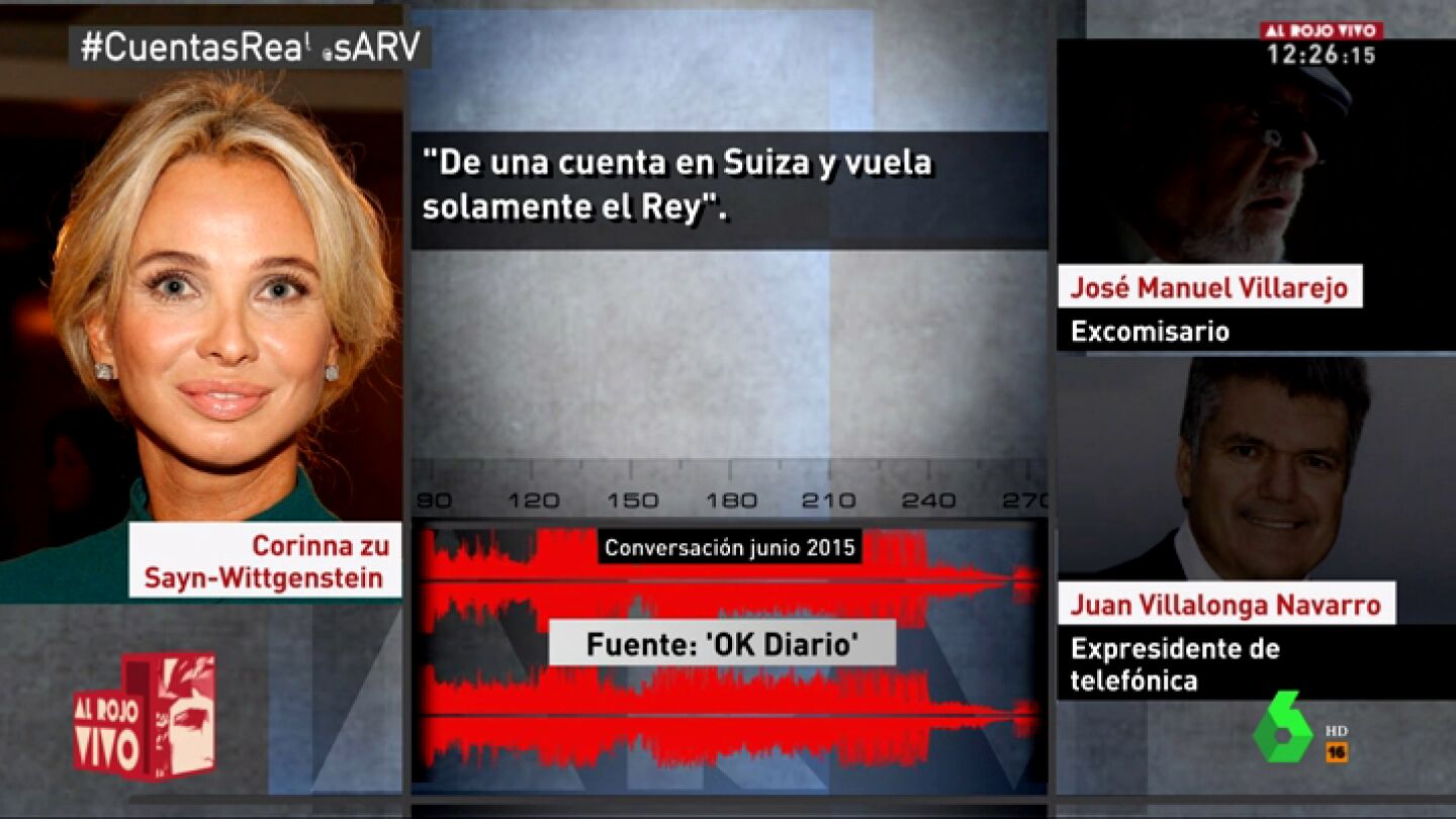 Grabaciones de Corinna con el comisario Villarejo