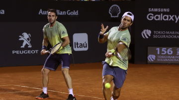 Marrero y Verdasco, durante un partido