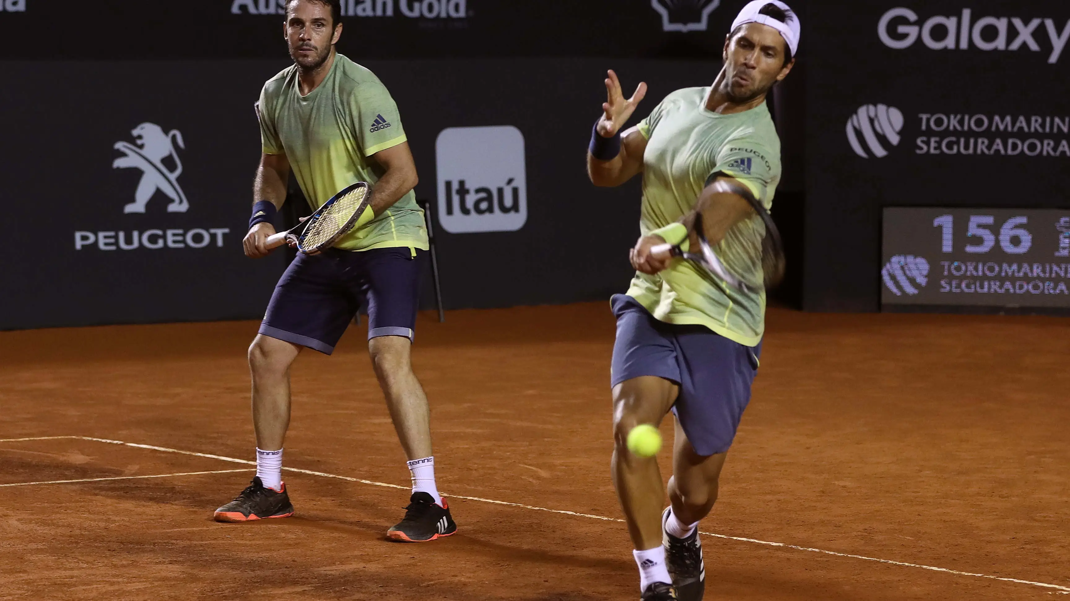 Marrero y Verdasco, durante un partido