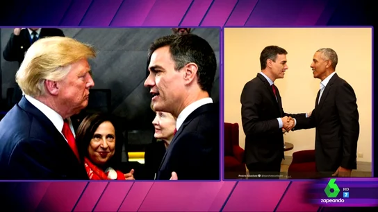 Donald Trump y Pedro Sánchez vs Obama y Pedro Sánchez Donald Trump y Pedro Sánchez vs Obama y Pedro Sánchez