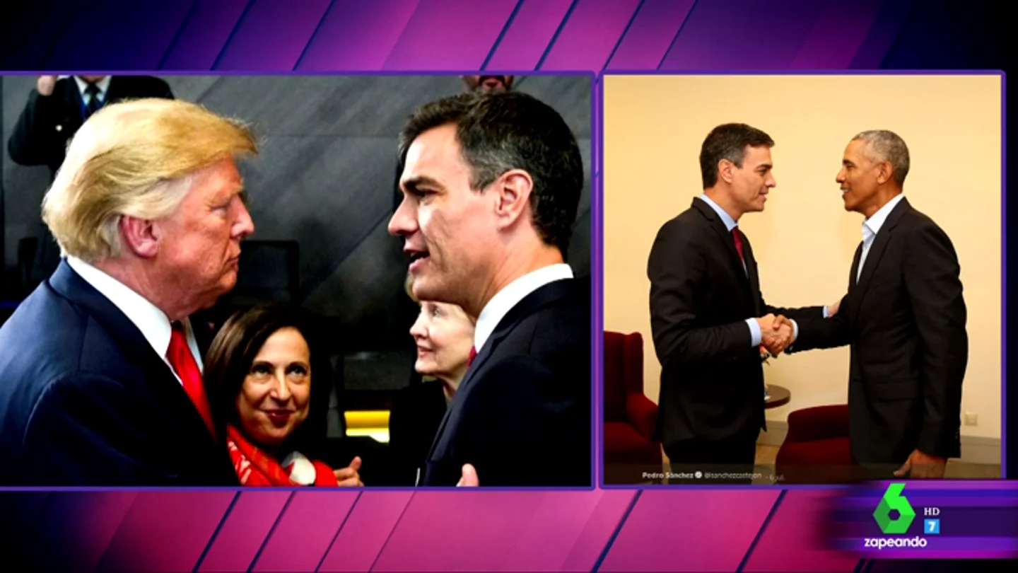 Donald Trump y Pedro Sánchez vs Obama y Pedro Sánchez Donald Trump y Pedro Sánchez vs Obama y Pedro Sánchez