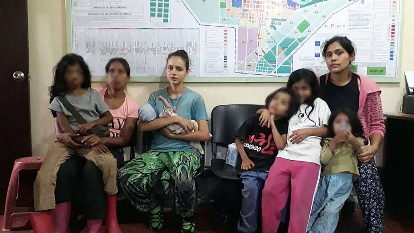 Las tres mujeres retenidas con sus hijos, entre ellas Patricia Aguilar