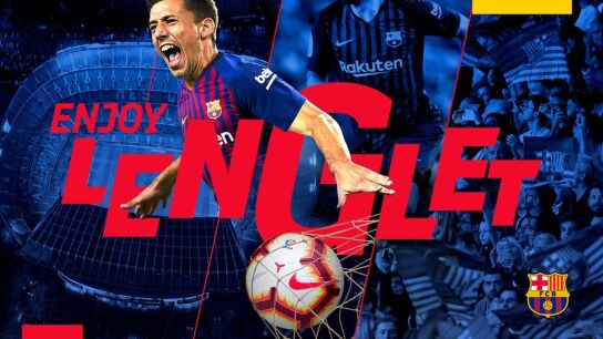 Lenglet, nuevo jugador del Bar&ccedil;a