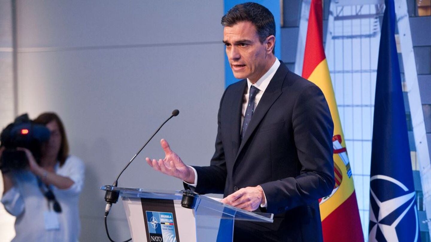 El jefe del Gobierno espa&ntilde;ol, Pedro S&aacute;nchez, 