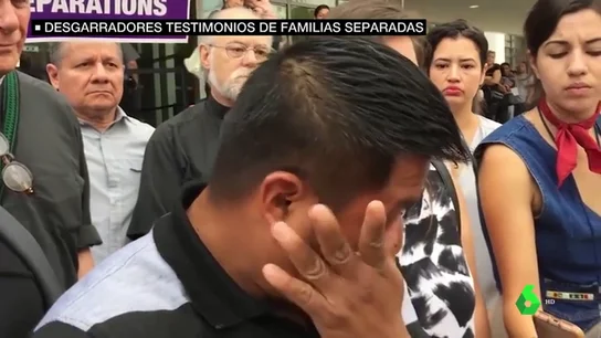 Un padre separado de su hijo en EEUU Un padre separado de su hijo en EEUU