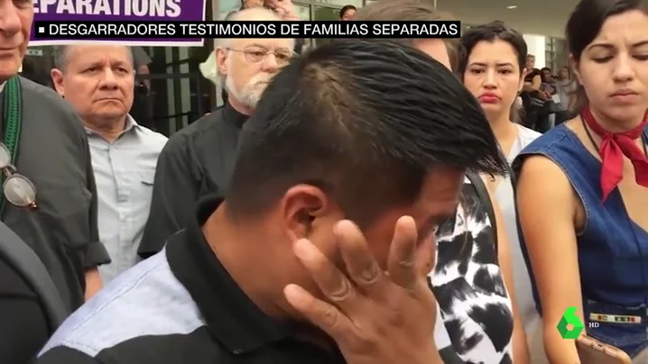 Un padre separado de su hijo en EEUU Un padre separado de su hijo en EEUU