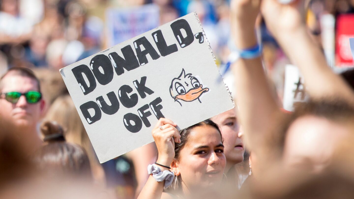 Protestas en Reino Unido contra Trump