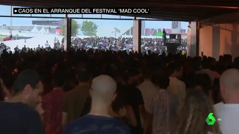 Caos en el arranque del festival Mad Cool Caos en el arranque del festival Mad Cool