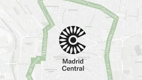 Mapa de la APR de Madrid Central Mapa de la APR de Madrid Central