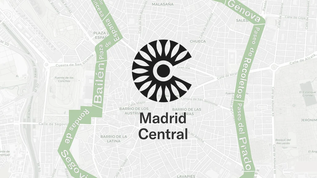 Mapa de la APR de Madrid Central