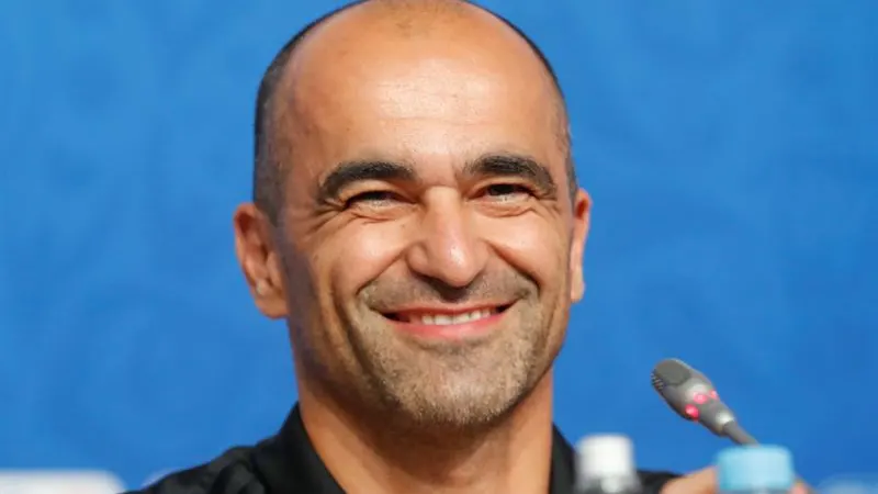 El seleccionador de Bélgica, Roberto Martínez. 