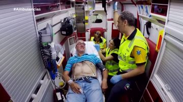 Ambulancias, en el corazón de la ciudad