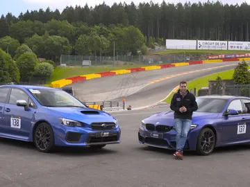 Subaru WRX STI y BMW M3 CS en circuito Subaru WRX STI y BMW M3 CS en circuito