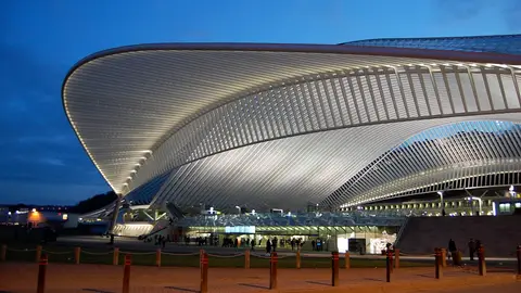 Liege-Guillemins Station, Bélgica Estas son las estaciones de tren más espectaculares de Europa