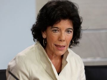 La portavoz del Gobierno y ministra de Educación y Formación Profesional, Isabel Celaá La portavoz del Gobierno y ministra de Educación y Formación Profesional, Isabel Celaá