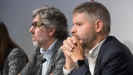 Jordi Pina y Andreu Van Den Eynde, abogados de los políticos presos Jordi Pina y Andreu Van Den Eynde, abogados de los políticos presos