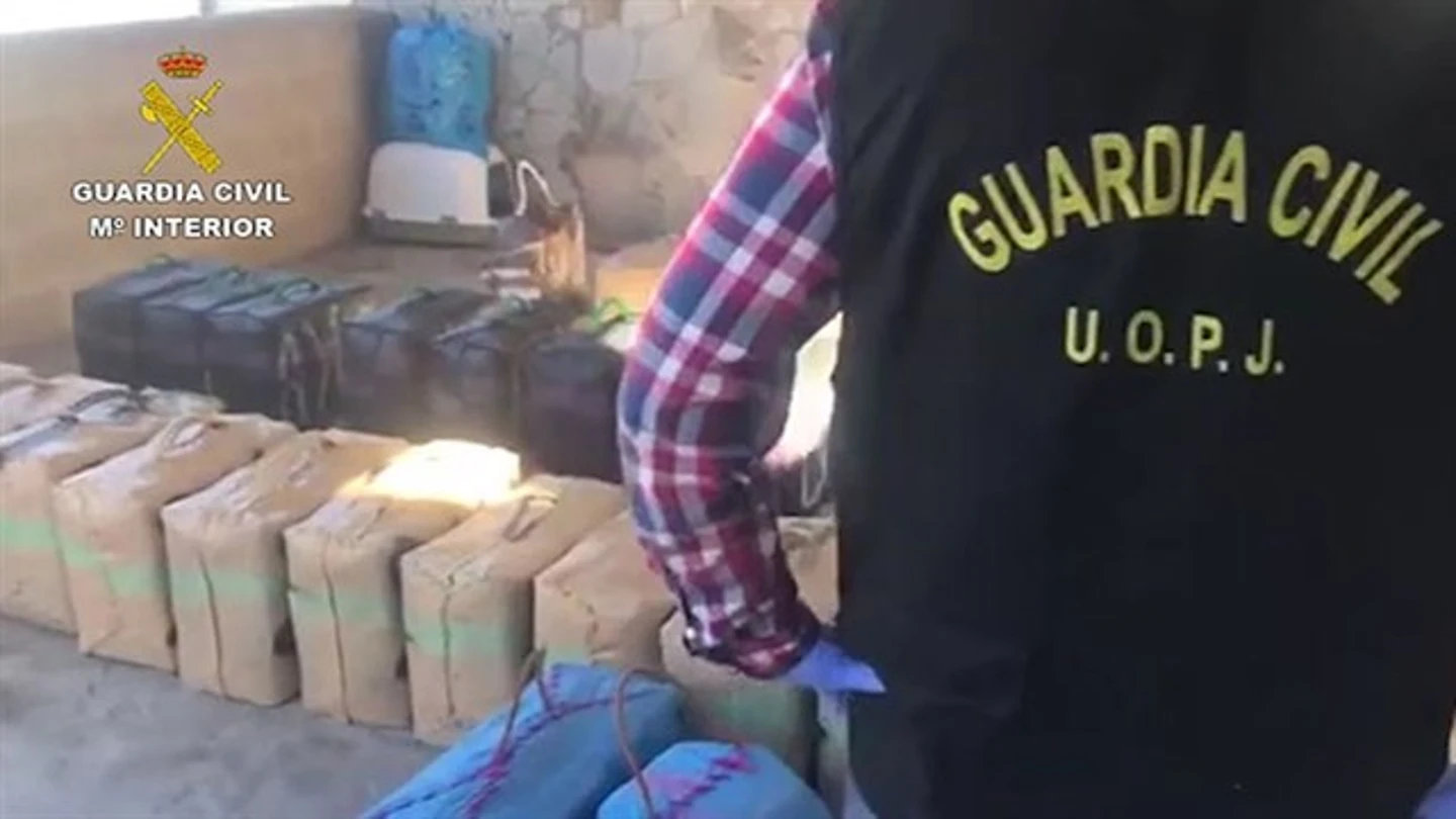 Guardia Civil intervienen la droga Guardia Civil intervienen la droga