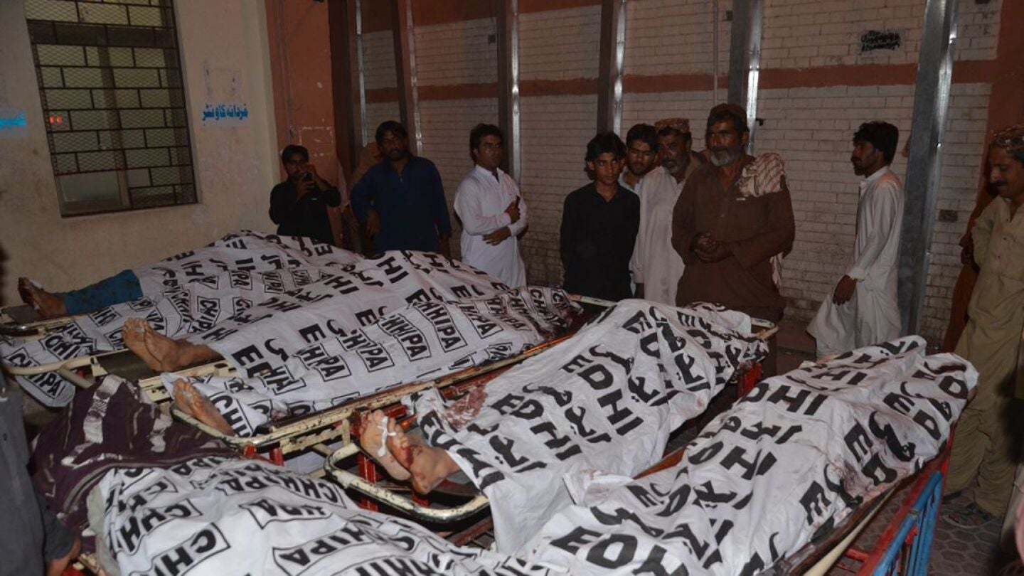 Personas asesinadas por D&aacute;esh en Pakist&aacute;n