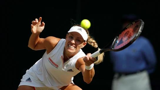 Angelique Kerber en la final de Wimbledon Angelique Kerber en la final de Wimbledon