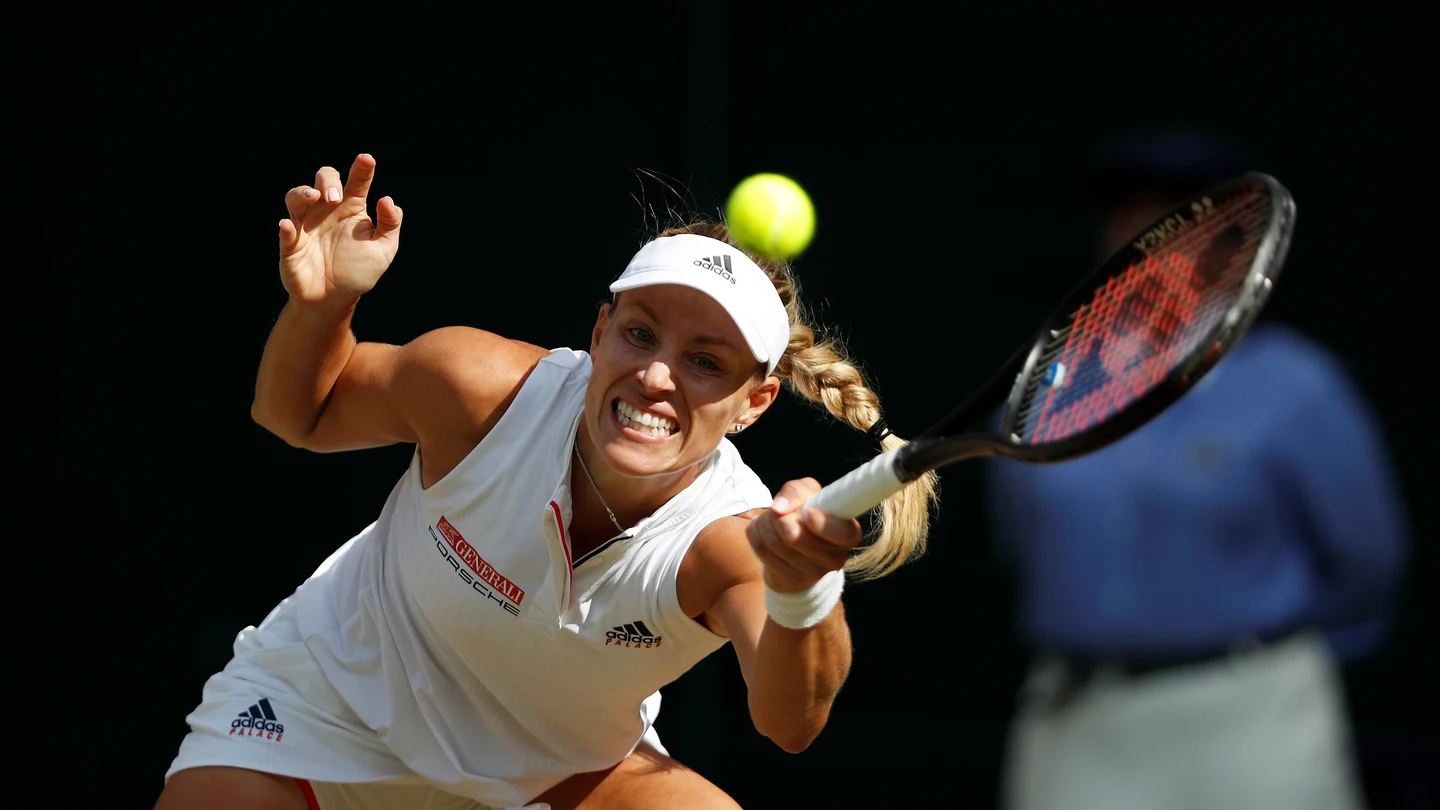 Angelique Kerber en la final de Wimbledon Angelique Kerber en la final de Wimbledon