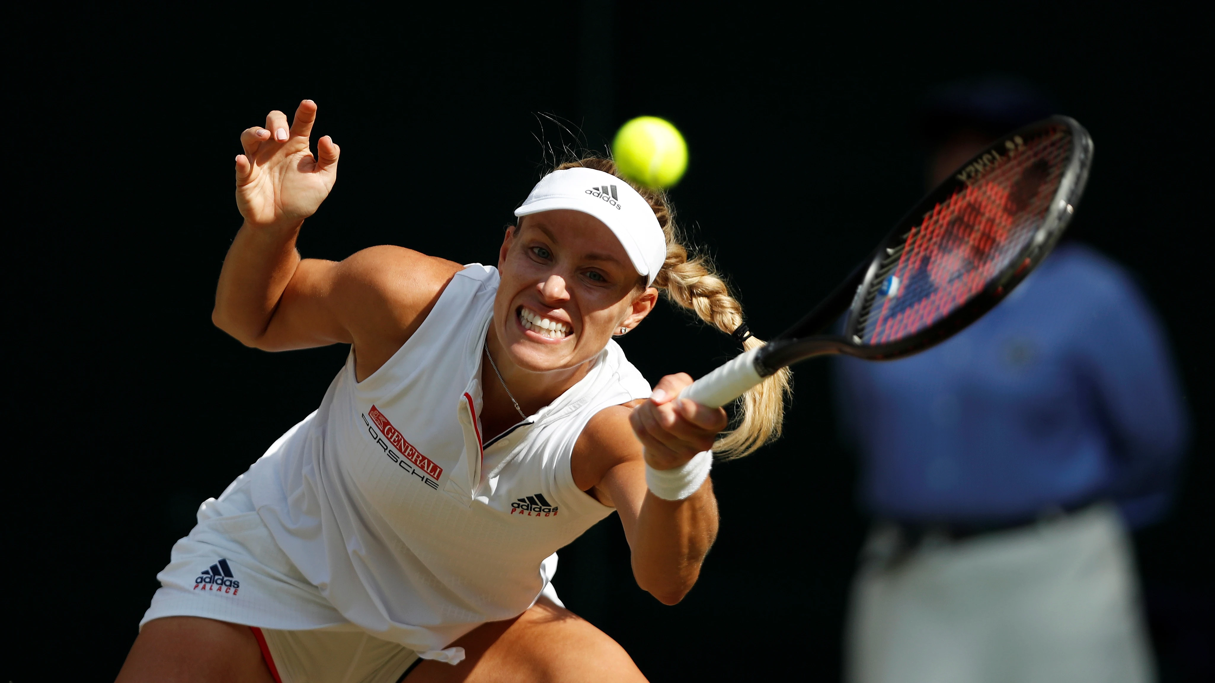 Angelique Kerber en la final de Wimbledon